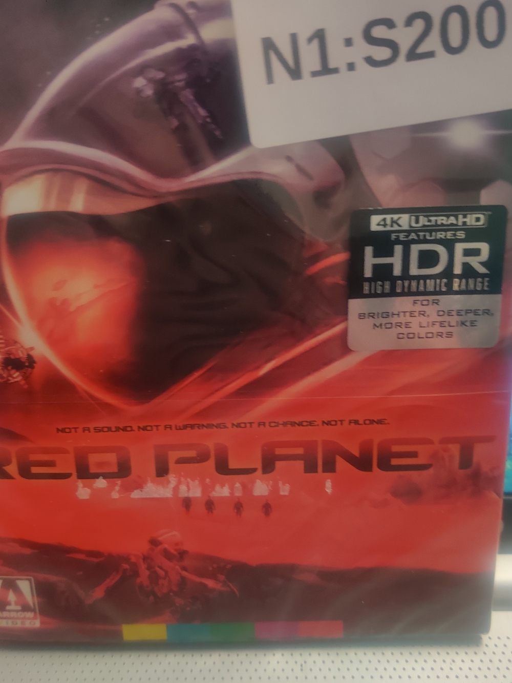 Red Planet 4K Ultra HD HDR Movie Cover - Vivid Red Artwork